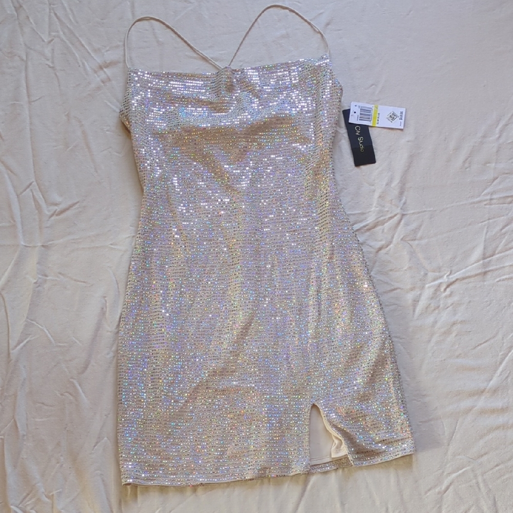 City Studio Sequin Mini Dress
